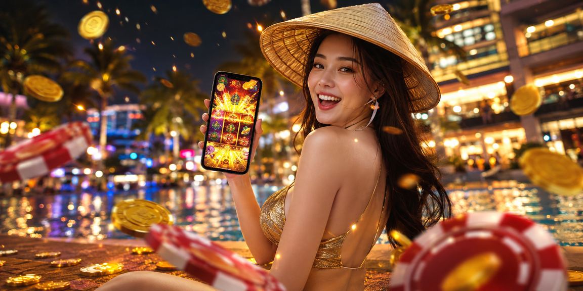 Khung cảnh Phú Quốc minh họa ưu đãi slots và trò chơi mobile cho người Việt